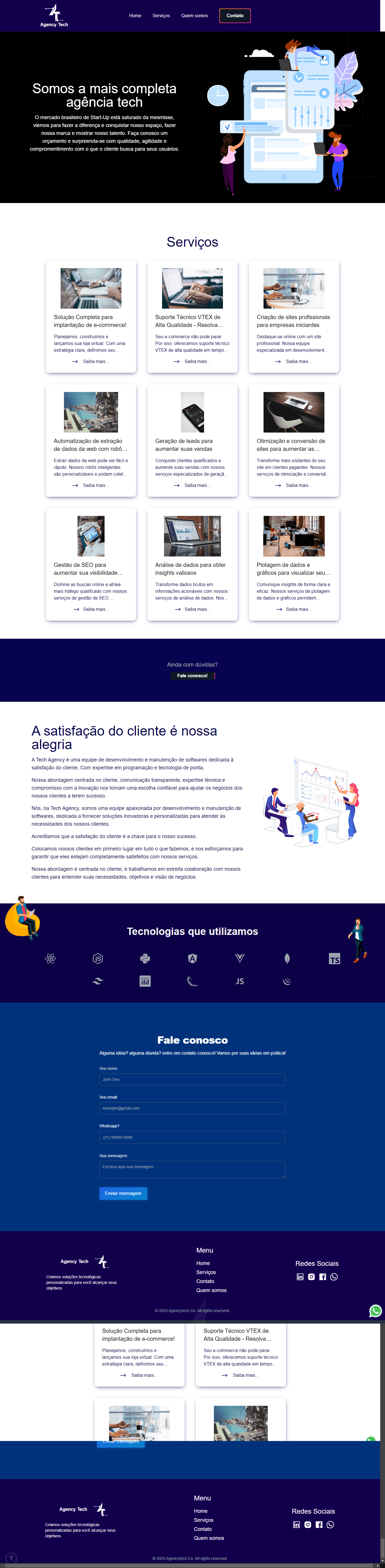 Imagem do projeto Agency Tech